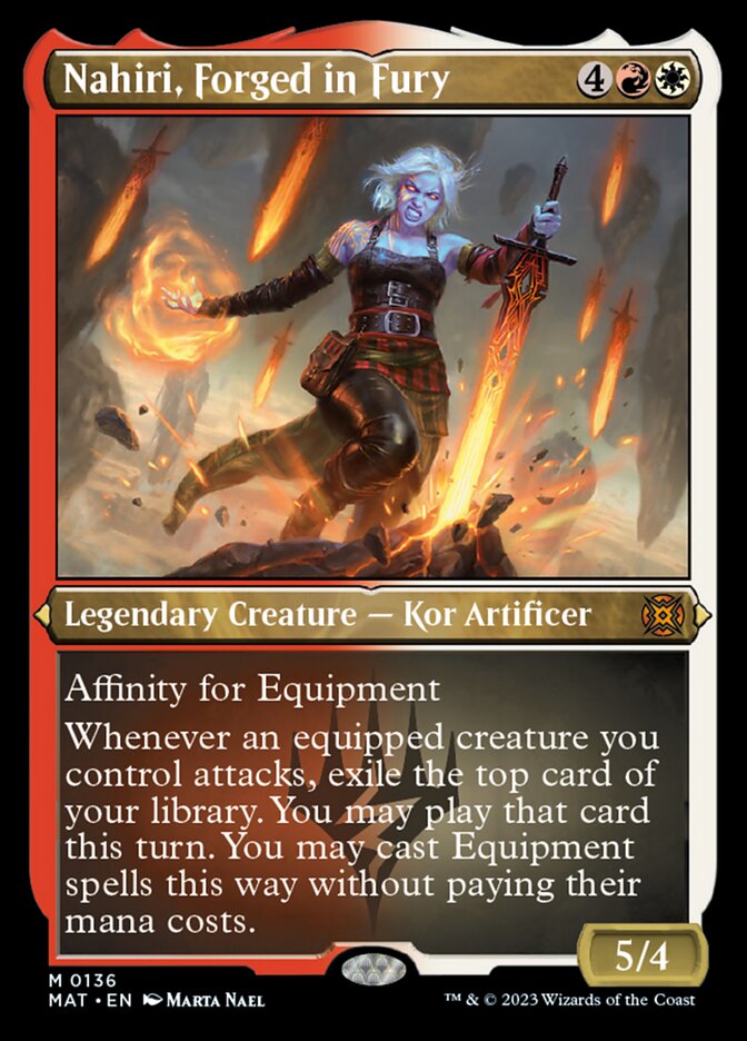 Nahiri, Forged in Fury (Foil Etched) [March of the Machine: The Aftermath] | Gamers Paradise