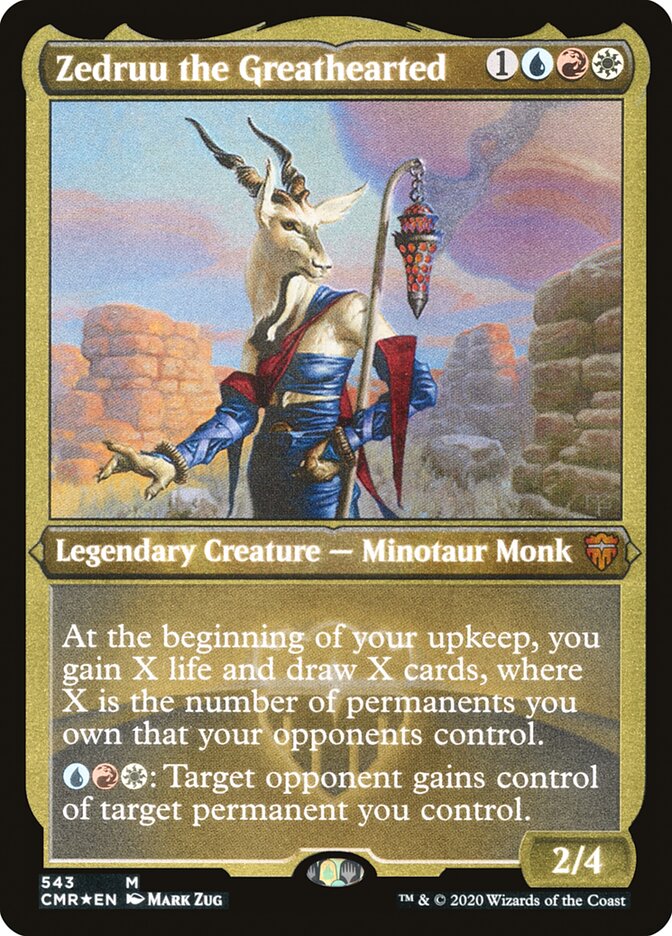 Zedruu the Greathearted (Etched) [Commander Legends] | Gamers Paradise