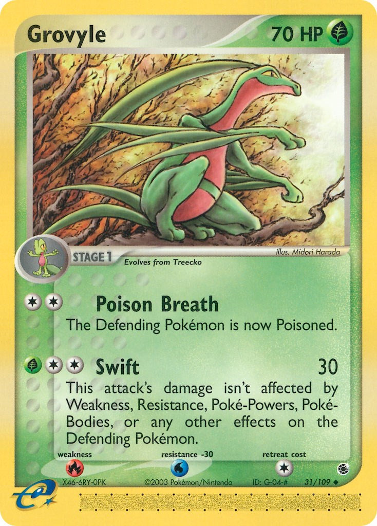 Grovyle (31/109) [EX: Ruby & Sapphire] | Gamers Paradise