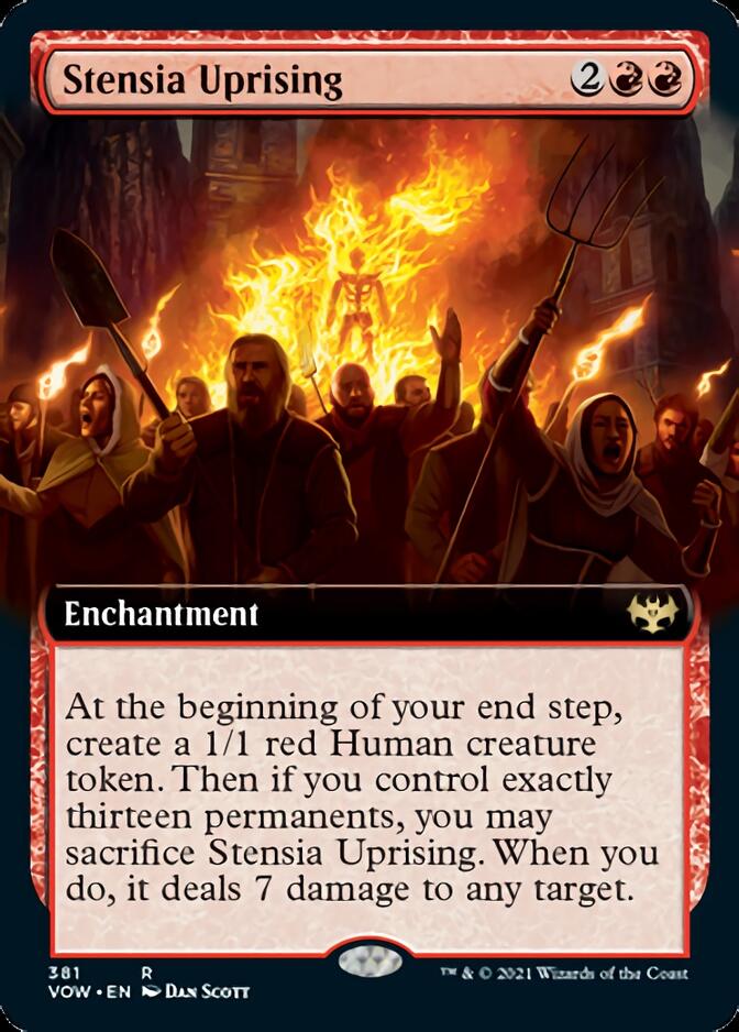 Stensia Uprising (Extended Art) [Innistrad: Crimson Vow] | Gamers Paradise