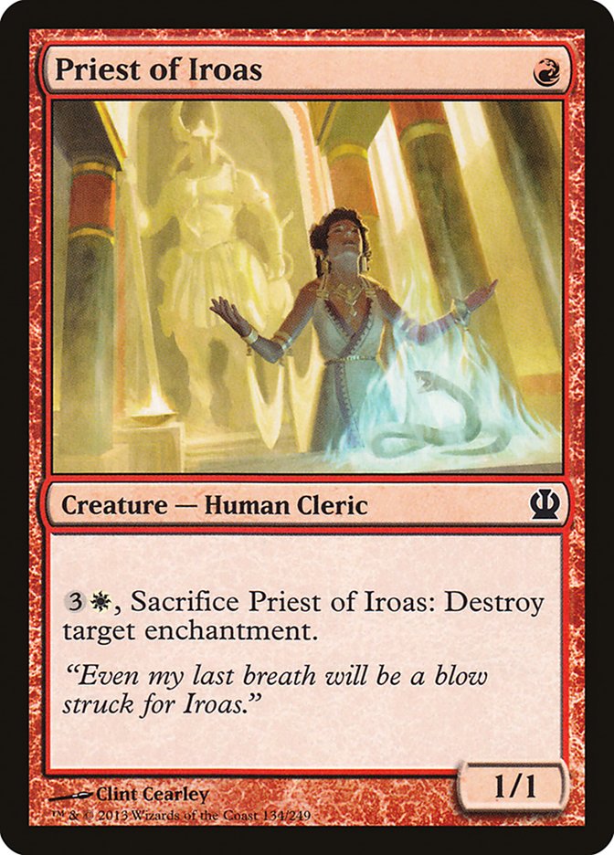 Priest of Iroas [Theros] | Gamers Paradise