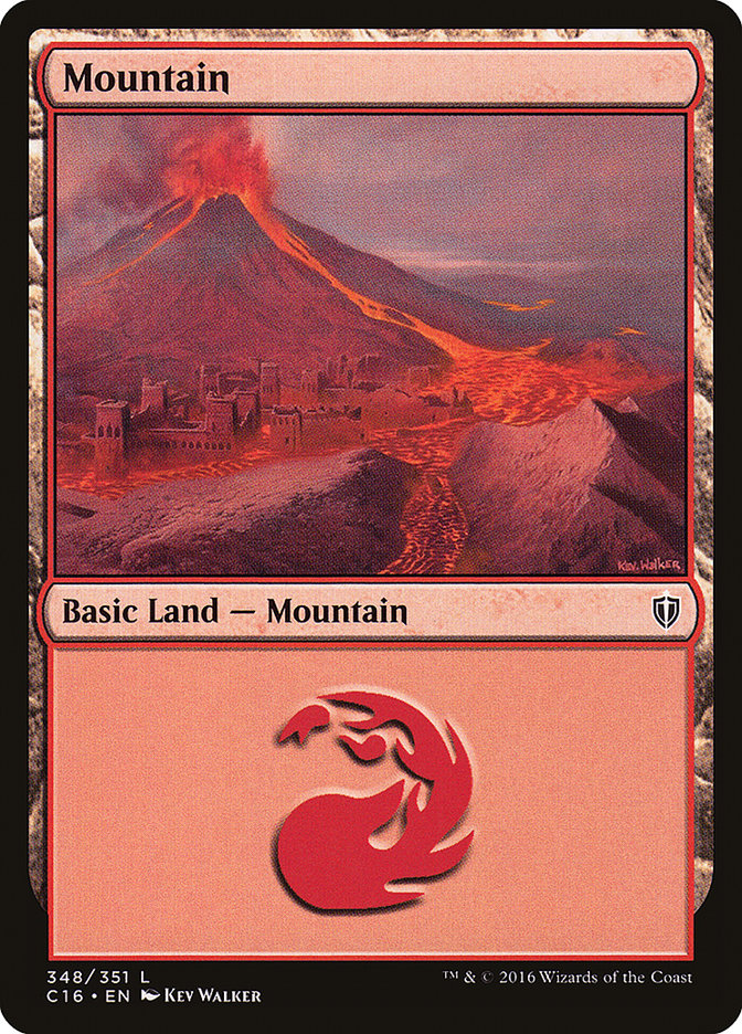Mountain (348) [Commander 2016] | Gamers Paradise