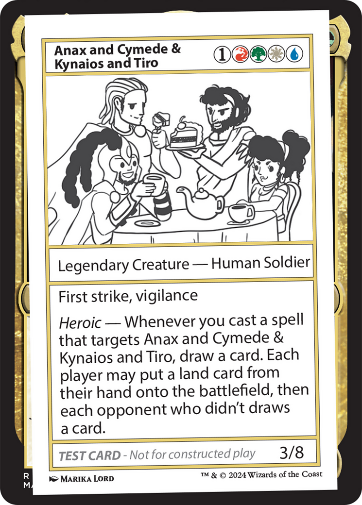 Anax and Cymede & Kynaios and Tiro [Mystery Booster 2 Playtest Cards] | Gamers Paradise