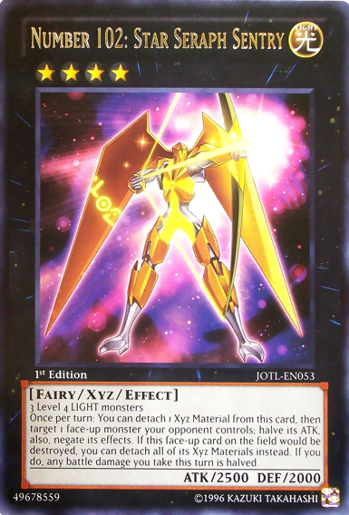 Number 102: Star Seraph Sentry [JOTL-EN053] Rare | Gamers Paradise