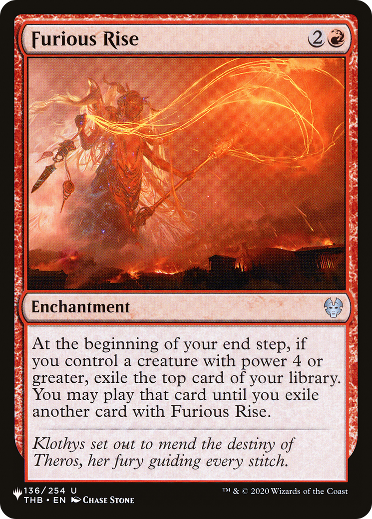 Furious Rise [The List Reprints] | Gamers Paradise