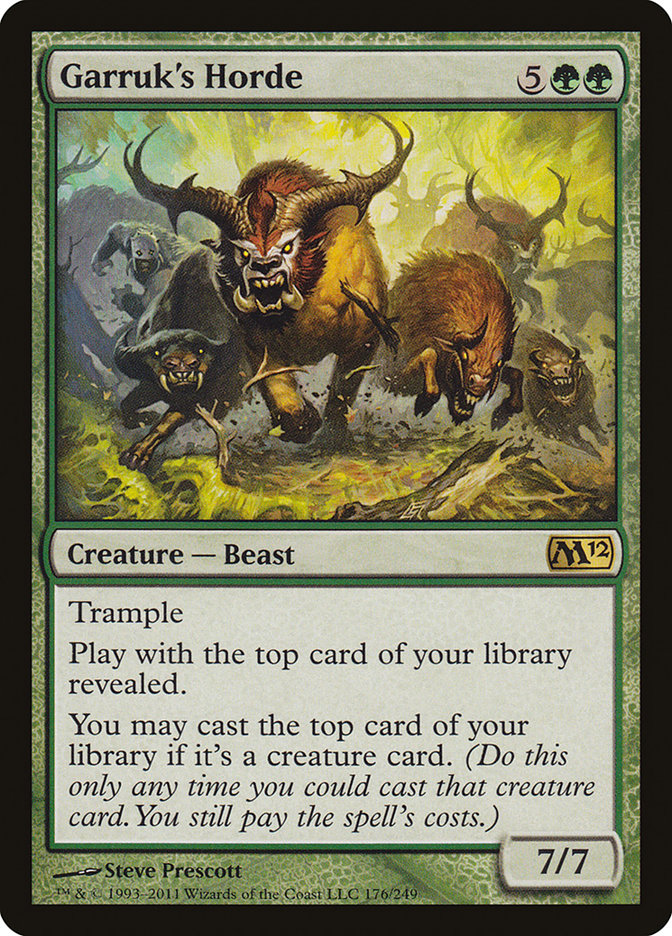 Garruk's Horde [Magic 2012] | Gamers Paradise