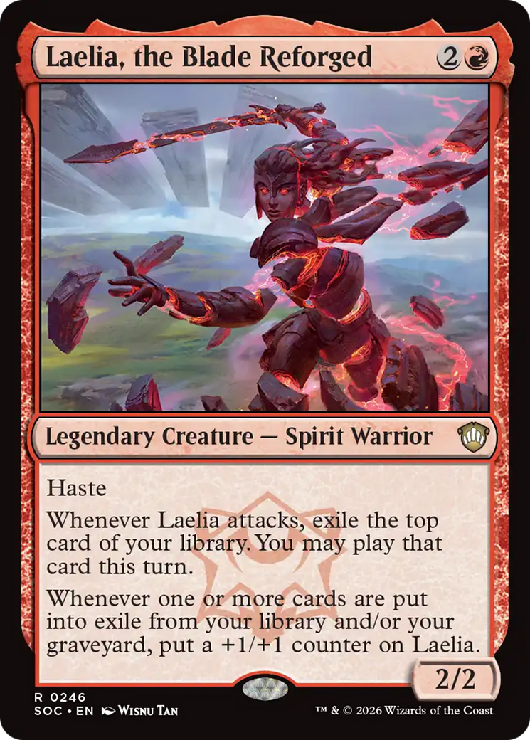 Laelia, the Blade Reforged [Secrets of Strixhaven Commander] | Gamers Paradise