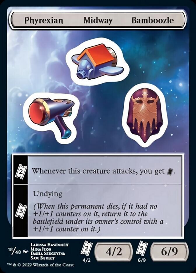 Phyrexian Midway Bamboozle [Unfinity Stickers] | Gamers Paradise