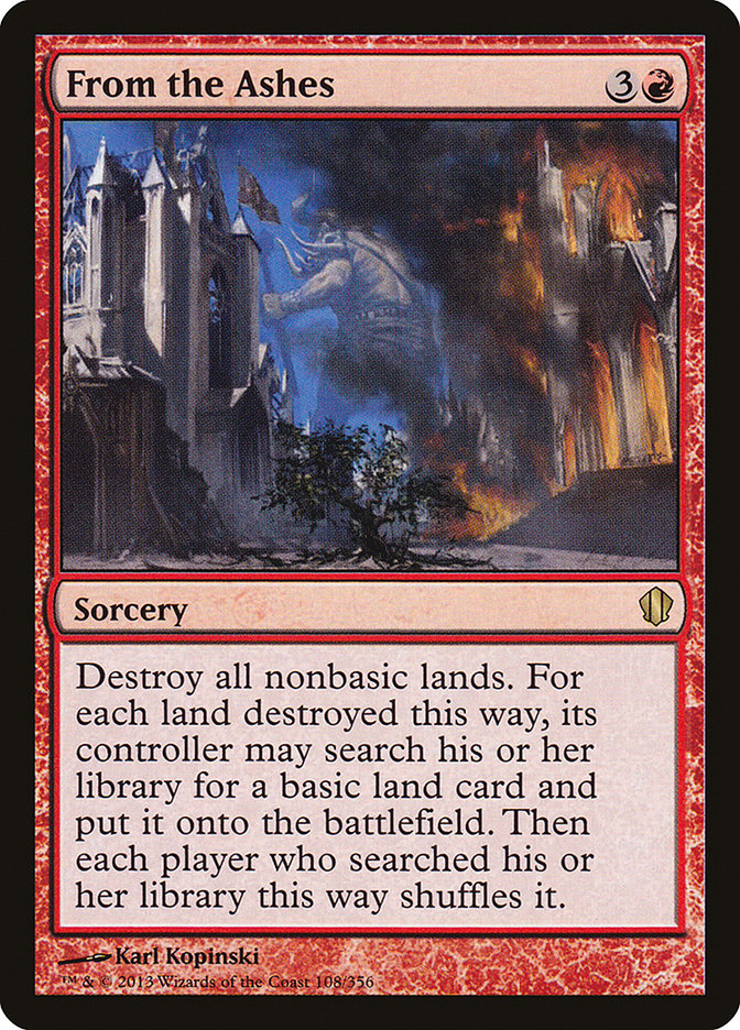 From the Ashes [Commander 2013] | Gamers Paradise