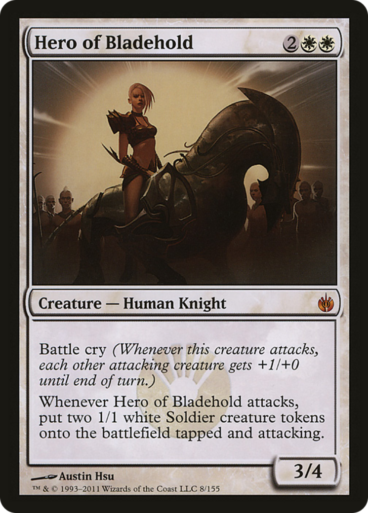 Hero of Bladehold (Mirrodin Besieged) (Oversized) [Oversize Cards] | Gamers Paradise