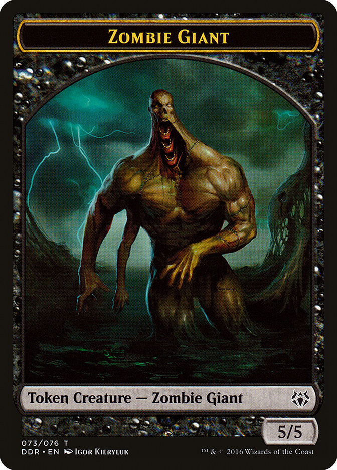 Zombie Giant Token [Duel Decks: Nissa vs. Ob Nixilis] | Gamers Paradise