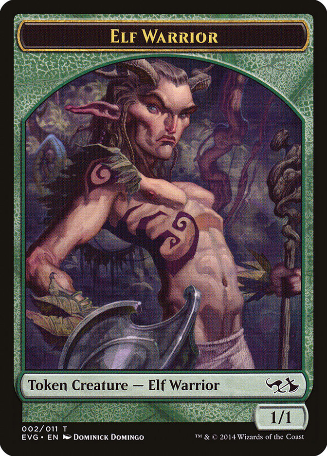 Elf Warrior Token (Elves vs. Goblins) [Duel Decks Anthology Tokens] | Gamers Paradise
