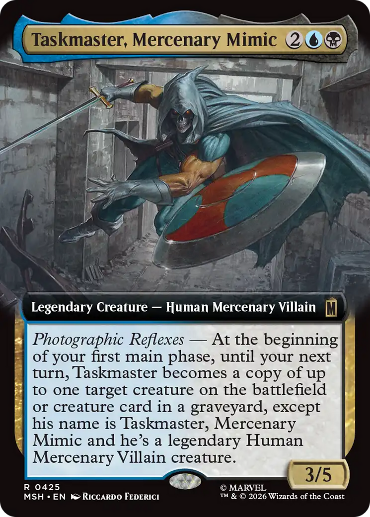 Taskmaster, Mercenary Mimic (Extended Art) [Marvel Super Heroes] | Gamers Paradise