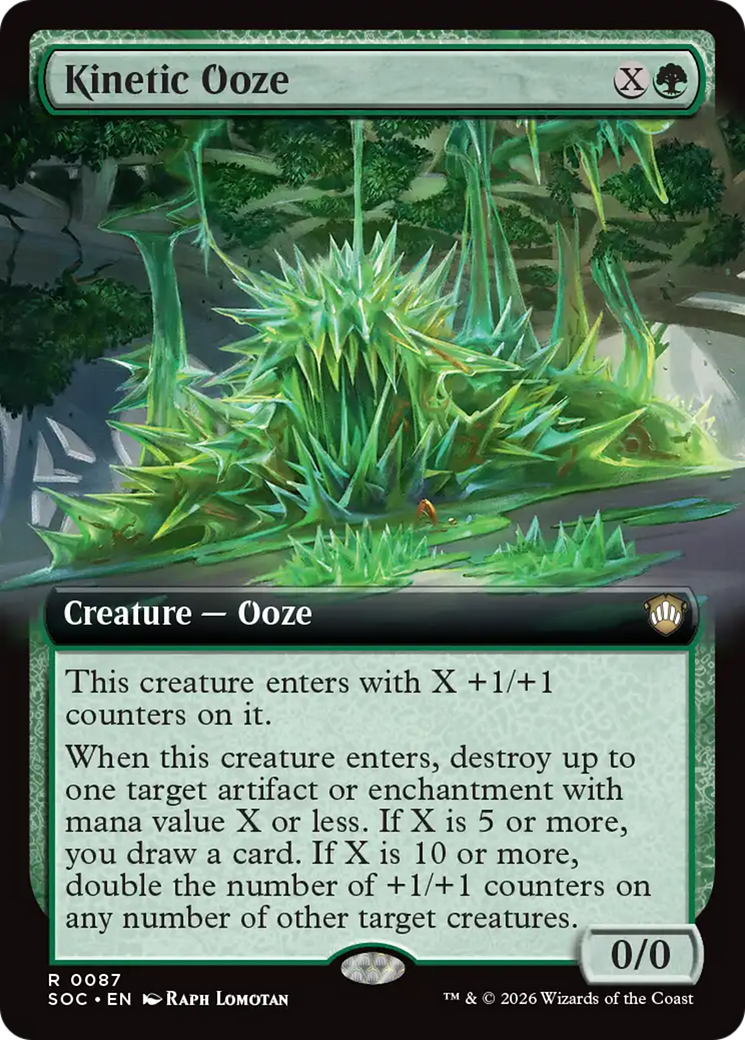Kinetic Ooze (Extended Art) [Secrets of Strixhaven Commander] | Gamers Paradise