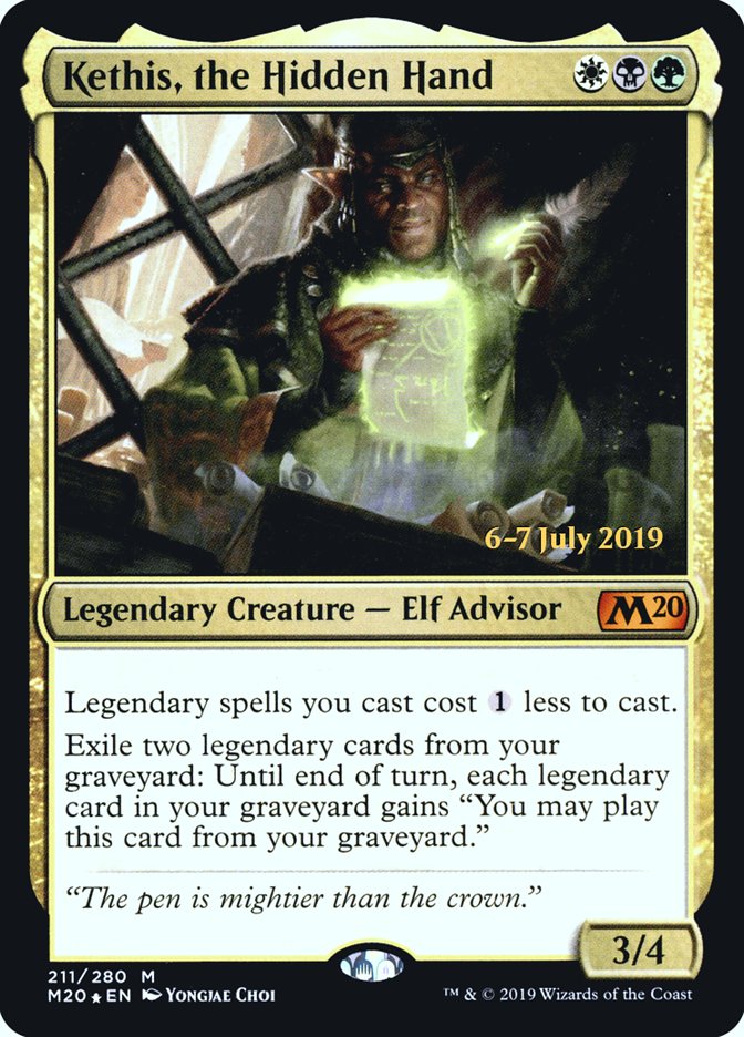 Kethis, the Hidden Hand [Core Set 2020 Prerelease Promos] | Gamers Paradise