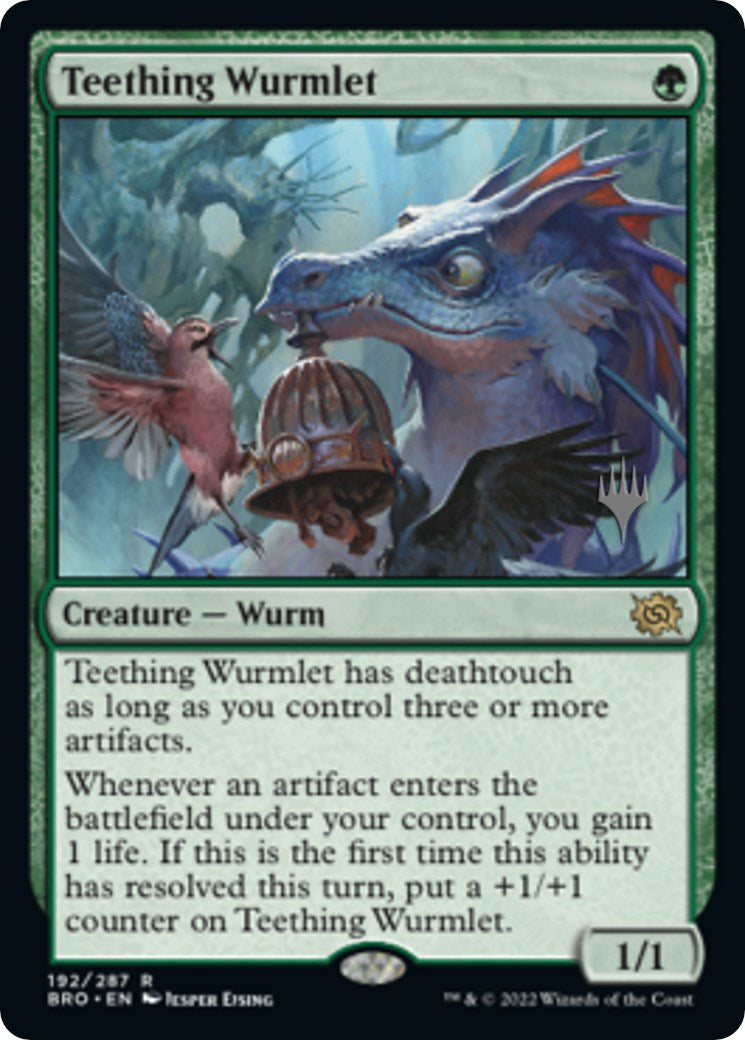 Teething Wurmlet (Promo Pack) [The Brothers' War Promos] | Gamers Paradise