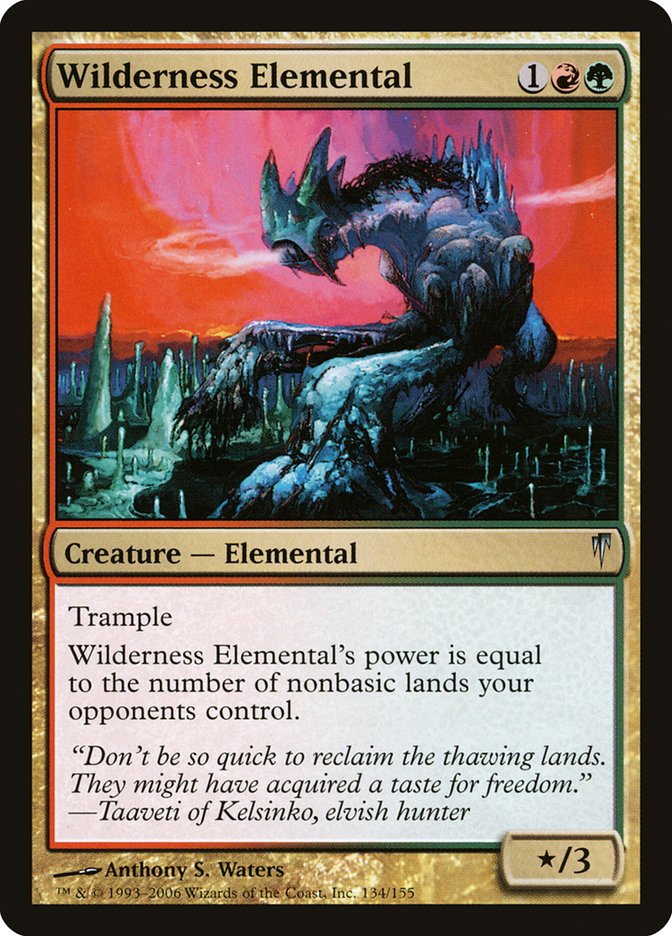 Wilderness Elemental [Coldsnap] | Gamers Paradise