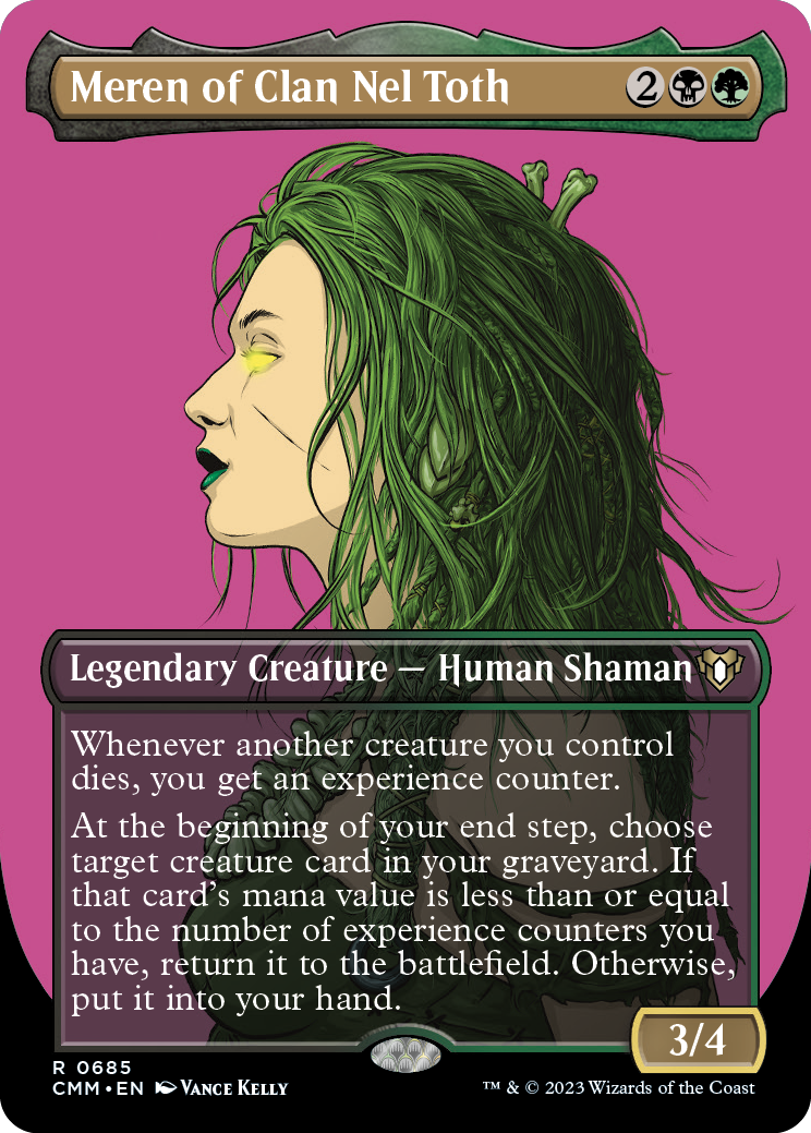 Meren of Clan Nel Toth (Borderless Profile) [Commander Masters] | Gamers Paradise