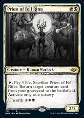 Priest of Fell Rites (Sketch) [Modern Horizons 2] | Gamers Paradise