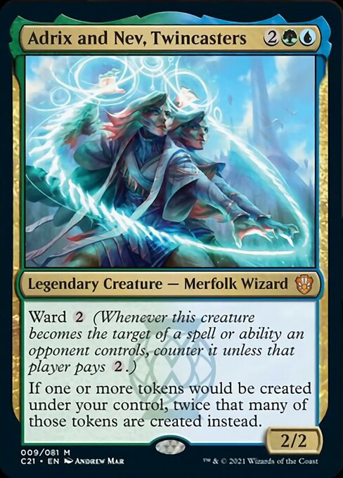 Adrix and Nev, Twincasters [Commander 2021] | Gamers Paradise