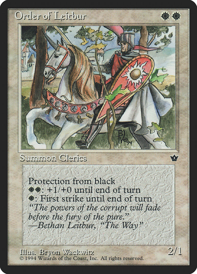 Order of Leitbur (Horse Facing Left) [Fallen Empires] | Gamers Paradise