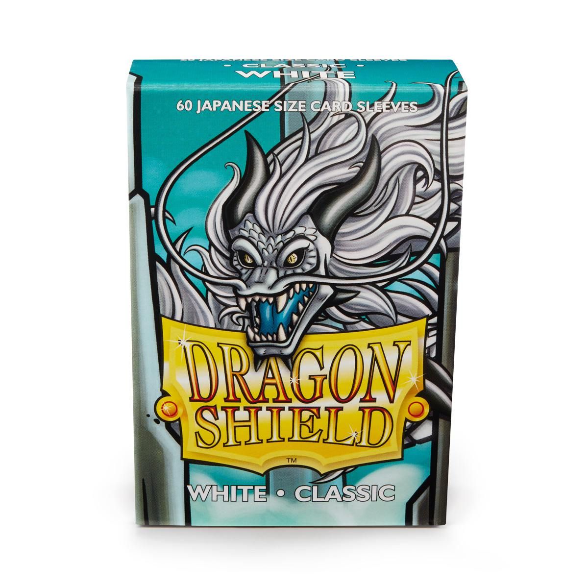 Dragon Shield: Japanese Size 60ct Sleeves - White (Classic) | Gamers Paradise