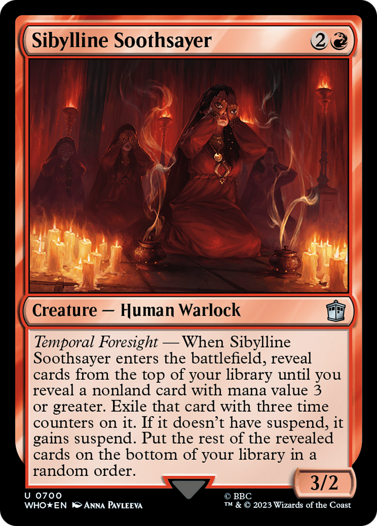 Sibylline Soothsayer (Surge Foil) [Doctor Who] | Gamers Paradise