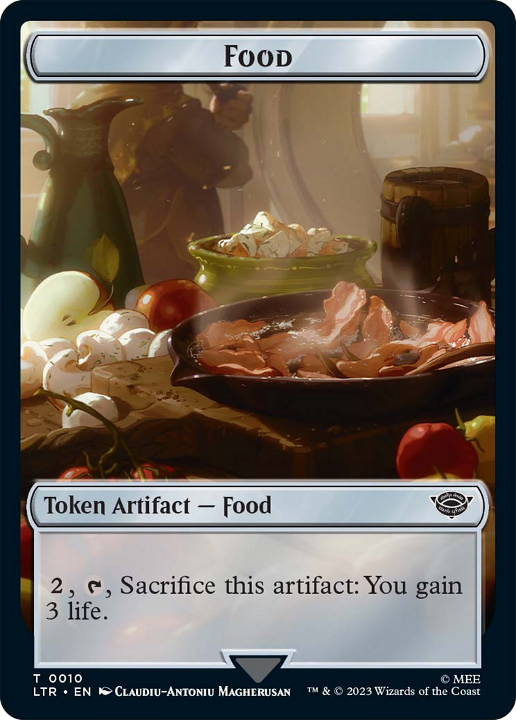 Food (10) // Treasure Double-Sided Token [The Lord of the Rings: Tales of Middle-Earth Tokens] | Gamers Paradise