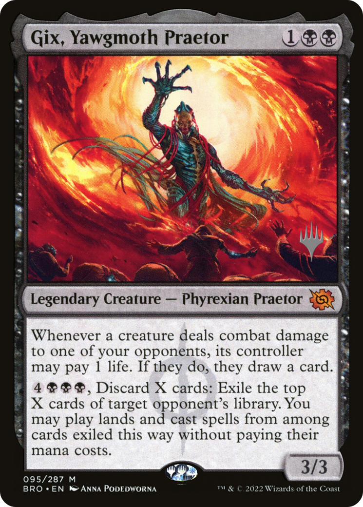 Gix, Yawgmoth Praetor (Promo Pack) [The Brothers' War Promos] | Gamers Paradise
