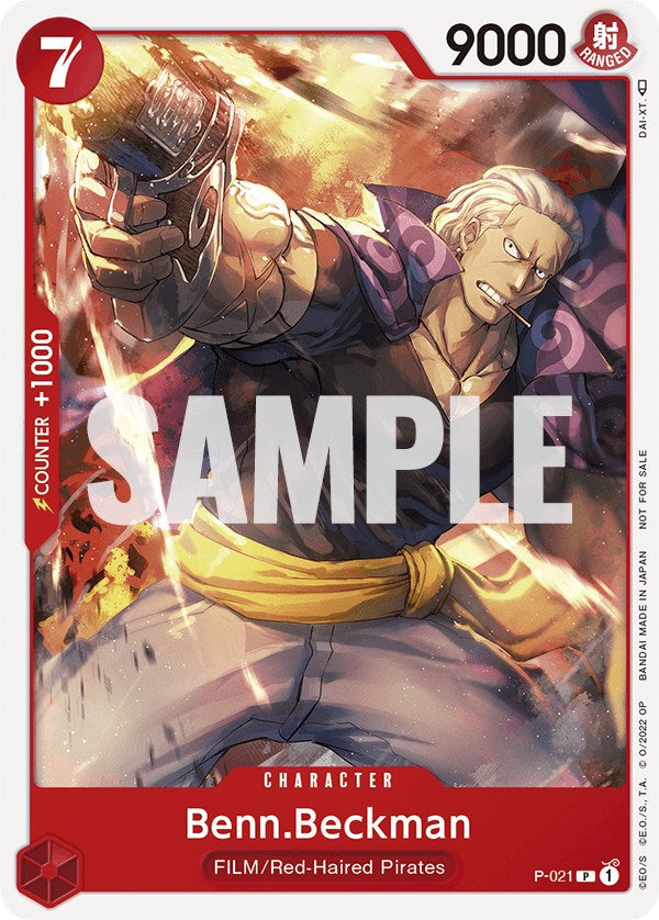 Benn.Beckman (One Piece Film Red) [One Piece Promotion Cards] | Gamers Paradise