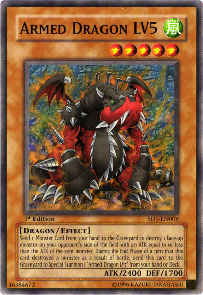 Armed Dragon LV5 [SD1-EN006] Common | Gamers Paradise