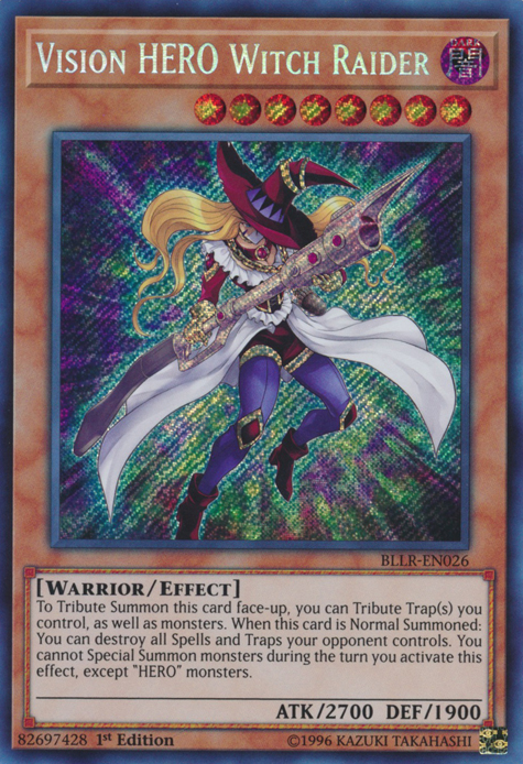 Vision Hero Witch Raider [BLLR-EN026] Secret Rare | Gamers Paradise