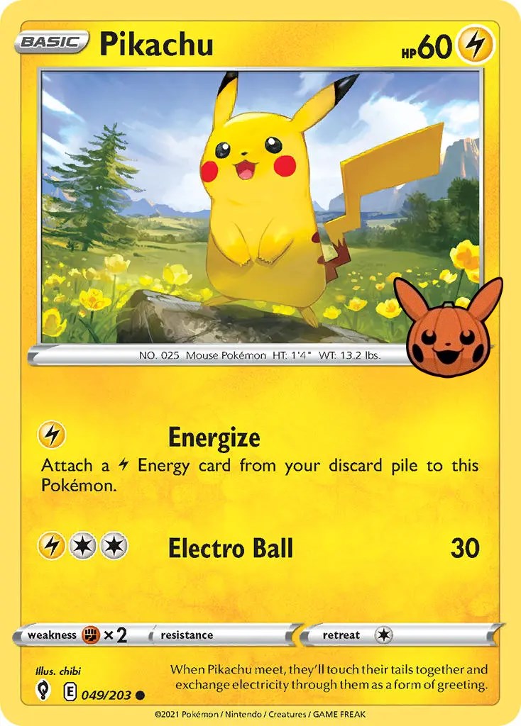 Pikachu (049/203) [Trick or Trade] | Gamers Paradise