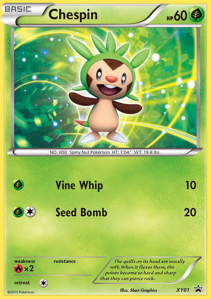 Chespin (XY01) [XY: Black Star Promos] | Gamers Paradise