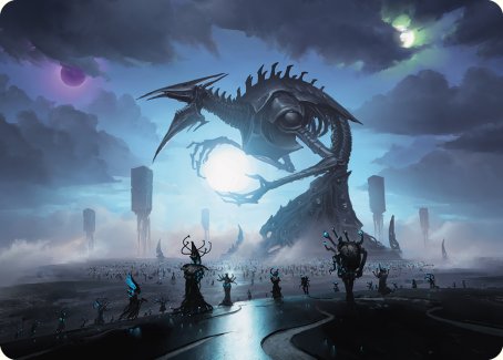 Blue Sun's Twilight Art Card [Phyrexia: All Will Be One Art Series] | Gamers Paradise
