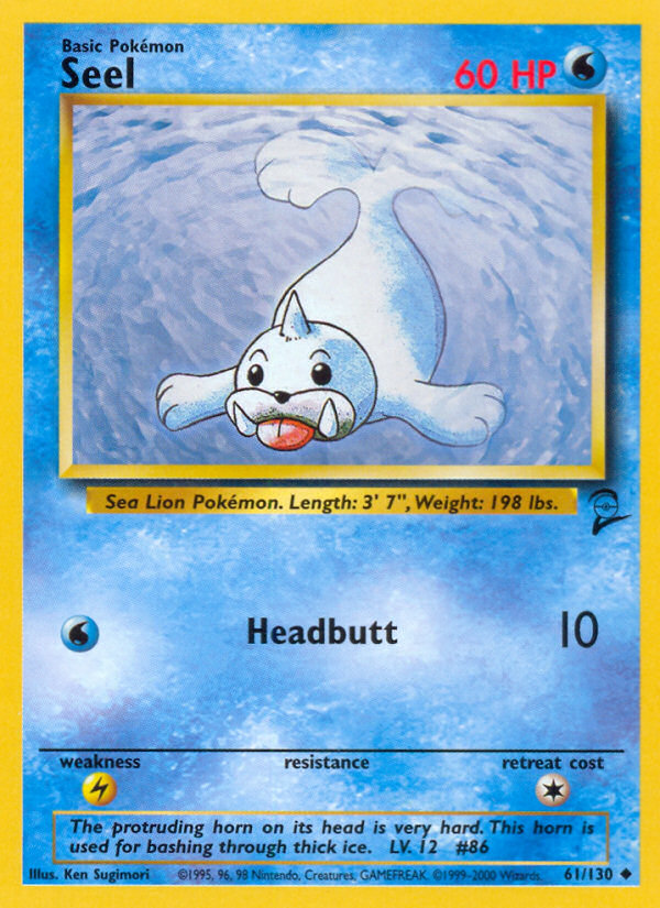Seel (61/130) [Base Set 2] | Gamers Paradise