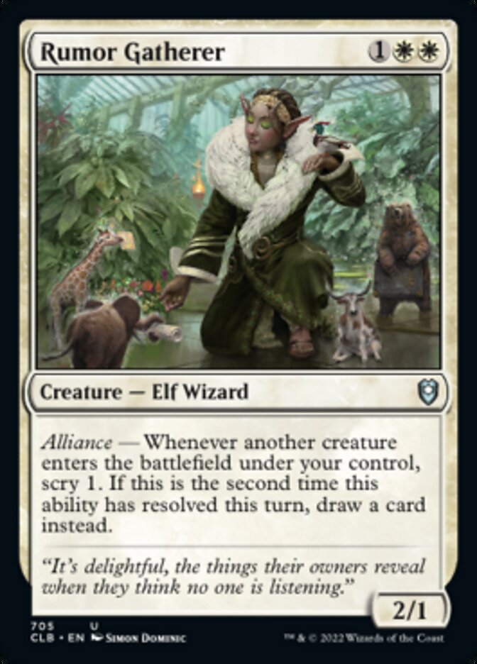 Rumor Gatherer [Commander Legends: Battle for Baldur's Gate] | Gamers Paradise