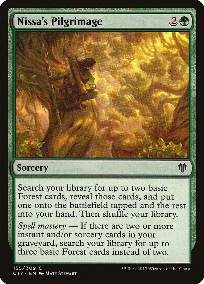 Nissa's Pilgrimage [Commander 2017] | Gamers Paradise