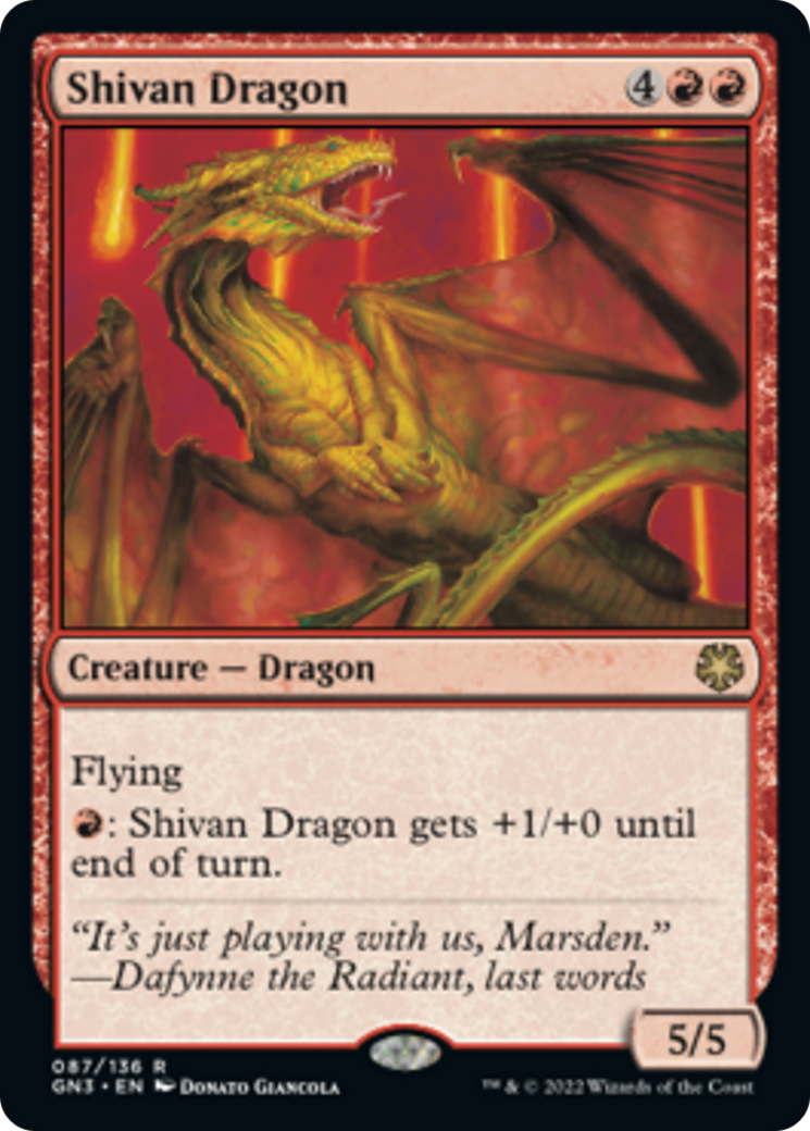Shivan Dragon [Game Night: Free-for-All] | Gamers Paradise
