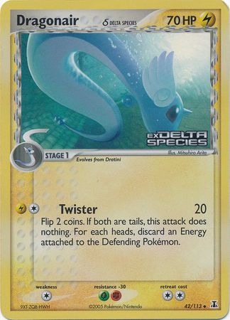 Dragonair (42/113) (Delta Species) (Stamped) [EX: Delta Species] | Gamers Paradise