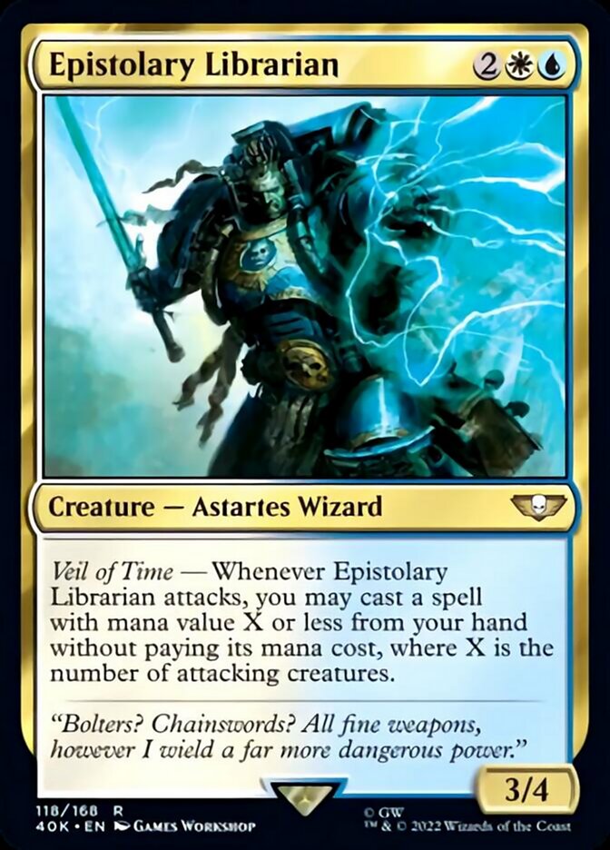 Epistolary Librarian (Surge Foil) [Warhammer 40,000] | Gamers Paradise