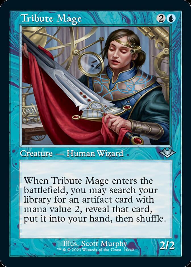 Tribute Mage (Retro Foil Etched) [Modern Horizons 2] | Gamers Paradise