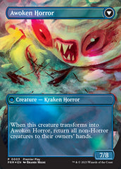 Thing in the Ice // Awoken Horror (Borderless Alternate Art) [Regional Championship Qualifiers 2023] | Gamers Paradise