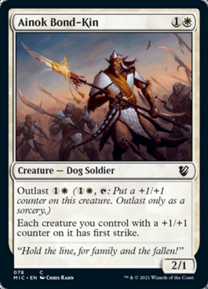 Ainok Bond-Kin [Innistrad: Midnight Hunt Commander] | Gamers Paradise