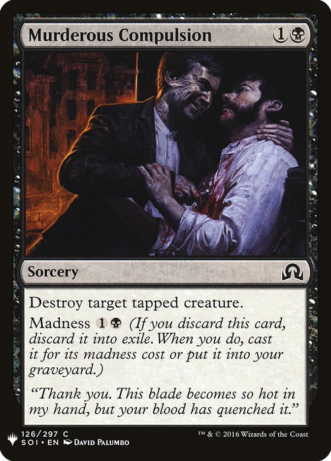 Murderous Compulsion [Mystery Booster] | Gamers Paradise
