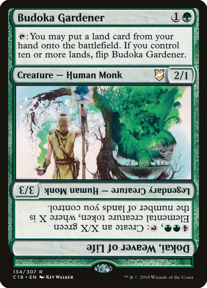 Budoka Gardener // Dokai, Weaver of Life [Commander 2018] | Gamers Paradise