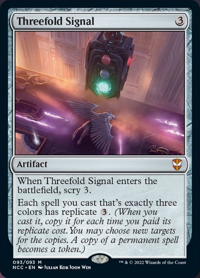 Threefold Signal [Streets of New Capenna Commander] | Gamers Paradise