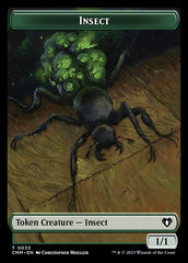 Eldrazi Spawn // Insect Double-Sided Token [Commander Masters Tokens] | Gamers Paradise