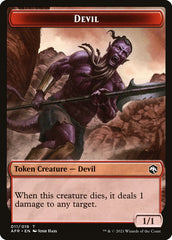 Devil // Faerie Dragon Double-Sided Token [Dungeons & Dragons: Adventures in the Forgotten Realms Tokens] | Gamers Paradise