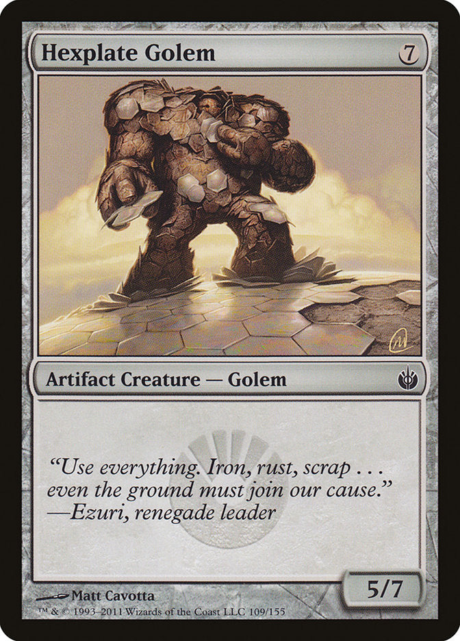 Hexplate Golem [Mirrodin Besieged] | Gamers Paradise